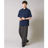 【速乾/イージーケア】Wポケットシャツ【夏リライト】 | a.v.v【MEN】 | 詳細画像3