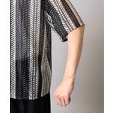 【洗える】ランダムストライプ五分袖オープンカラーシャツ | a.v.v【MEN】 | 詳細画像24