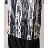 【洗える】ランダムストライプ五分袖オープンカラーシャツ | a.v.v【MEN】 | 詳細画像25