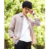 【洗濯機で洗える】カラーストライプシチブソデシャツ | a.v.v【MEN】 | 詳細画像1