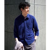 ブルー | 【イージーケア 洗濯機で洗える 毛玉になりにくい | a.v.v【MEN】