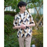 【洗濯機で洗える】涼シャツ / ビッグキカゴブソデオープンカラーシャツ | a.v.v【MEN】 | 詳細画像10