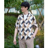 【洗濯機で洗える】涼シャツ / ビッグキカゴブソデオープンカラーシャツ | a.v.v【MEN】 | 詳細画像11