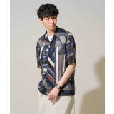 【洗濯機で洗える】涼シャツ / ビッグキカゴブソデオープンカラーシャツ | a.v.v【MEN】 | 詳細画像12