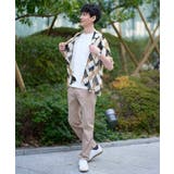【洗濯機で洗える】涼シャツ / ビッグキカゴブソデオープンカラーシャツ | a.v.v【MEN】 | 詳細画像5