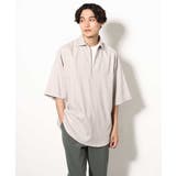 【好印象シャツ】スキッパーシャツプルオーバー 五分袖 | a.v.v【MEN】 | 詳細画像12