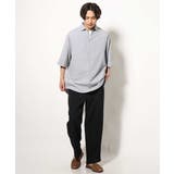 【好印象シャツ】スキッパーシャツプルオーバー 五分袖 | a.v.v【MEN】 | 詳細画像8