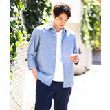【定番アイテム】リネン混シャツ 7分袖(さらリネシリーズ) | a.v.v【MEN】 | 詳細画像16