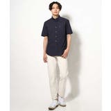 【接触冷感/イージーケア】エッフェル塔刺繍オックスシャツ 半袖 | a.v.v【MEN】 | 詳細画像16