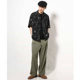 【大人上品シャツ】線画フラワーオープンカラーシャツ 5分袖 | a.v.v【MEN】 | 詳細画像12
