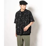 【大人上品シャツ】線画フラワーオープンカラーシャツ 5分袖 | a.v.v【MEN】 | 詳細画像19