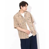 【大人上品シャツ】線画フラワーオープンカラーシャツ 5分袖 | a.v.v【MEN】 | 詳細画像28