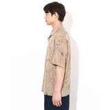 【大人上品シャツ】線画フラワーオープンカラーシャツ 5分袖 | a.v.v【MEN】 | 詳細画像30