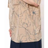 【大人上品シャツ】線画フラワーオープンカラーシャツ 5分袖 | a.v.v【MEN】 | 詳細画像35