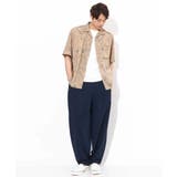 【大人上品シャツ】線画フラワーオープンカラーシャツ 5分袖 | a.v.v【MEN】 | 詳細画像8