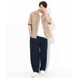 【大人上品シャツ】線画フラワーオープンカラーシャツ 5分袖 | a.v.v【MEN】 | 詳細画像9