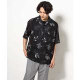 カラミストライプオープンカラーシャツ 5分袖 | a.v.v【MEN】 | 詳細画像12