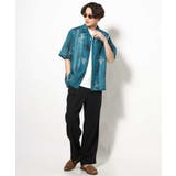 カラミストライプオープンカラーシャツ 5分袖 | a.v.v【MEN】 | 詳細画像7