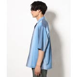 【軽くて涼しい】グラデーションプリントオープンカラーシャツ 5分袖 | a.v.v【MEN】 | 詳細画像14