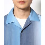 【軽くて涼しい】グラデーションプリントオープンカラーシャツ 5分袖 | a.v.v【MEN】 | 詳細画像16