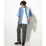 【軽くて涼しい】グラデーションプリントオープンカラーシャツ 5分袖 | a.v.v【MEN】 | 詳細画像3