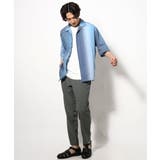 【軽くて涼しい】グラデーションプリントオープンカラーシャツ 5分袖 | a.v.v【MEN】 | 詳細画像4