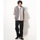 【軽くて涼しい】グラデーションプリントオープンカラーシャツ 5分袖 | a.v.v【MEN】 | 詳細画像5