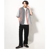 【軽くて涼しい】グラデーションプリントオープンカラーシャツ 5分袖 | a.v.v【MEN】 | 詳細画像7