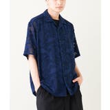 シアージャカードオープンカラーシャツ 5分袖 | a.v.v【MEN】 | 詳細画像7