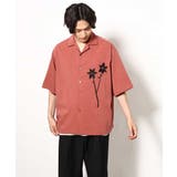 【接触冷感】フラワー刺繍オープンカラーシャツ 5分袖 | a.v.v【MEN】 | 詳細画像10