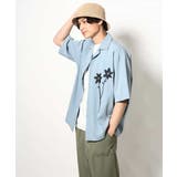 【接触冷感】フラワー刺繍オープンカラーシャツ 5分袖 | a.v.v【MEN】 | 詳細画像12