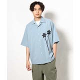 【接触冷感】フラワー刺繍オープンカラーシャツ 5分袖 | a.v.v【MEN】 | 詳細画像15
