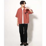 【接触冷感】フラワー刺繍オープンカラーシャツ 5分袖 | a.v.v【MEN】 | 詳細画像7