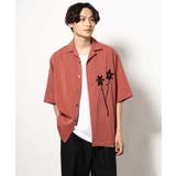 【接触冷感】フラワー刺繍オープンカラーシャツ 5分袖 | a.v.v【MEN】 | 詳細画像9