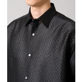 ドットジャカードワイドシルエットシャツ | a.v.v【MEN】 | 詳細画像13