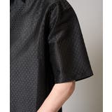 ドットジャカードワイドシルエットシャツ | a.v.v【MEN】 | 詳細画像14