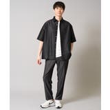 ドットジャカードワイドシルエットシャツ | a.v.v【MEN】 | 詳細画像4