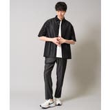 ドットジャカードワイドシルエットシャツ | a.v.v【MEN】 | 詳細画像7