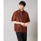 ドットジャカードワイドシルエットシャツ | a.v.v【MEN】 | 詳細画像8