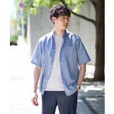 【接触冷感/イージーケア/速乾】リネン混半袖シャツ | a.v.v【MEN】 | 詳細画像1