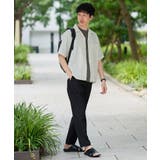 接触冷感> スラブオックスゴブソデオープンカラーシャツ 【イージーケア | a.v.v【MEN】 | 詳細画像12 