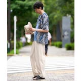 【洗濯機で洗える】アートプリントゴブソデオープンカラーシャツ | a.v.v【MEN】 | 詳細画像10 