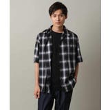 【シワになりにくい】オンブレチェックオープンカラーシャツ 5分袖 | a.v.v【MEN】 | 詳細画像11