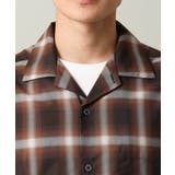 【シワになりにくい】オンブレチェックオープンカラーシャツ 5分袖 | a.v.v【MEN】 | 詳細画像18