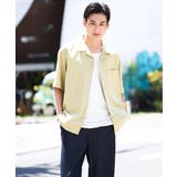 【シワ・毛玉になりにくい/イージーケア】メランジオープンカラー半袖シャツ | a.v.v【MEN】 | 詳細画像10