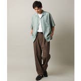 【接触冷感/速乾】セミシアーオープンカラーシャツ 半袖【洗濯機で洗える】 | a.v.v【MEN】 | 詳細画像4