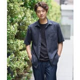 【接触冷感/速乾/イージーケア】リネン混半袖シャツ(さらリネシリーズ) | a.v.v【MEN】 | 詳細画像32