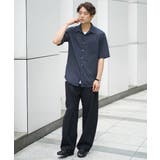 【接触冷感/速乾/イージーケア】リネン混半袖シャツ(さらリネシリーズ) | a.v.v【MEN】 | 詳細画像6