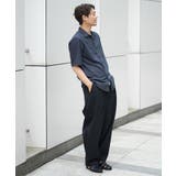 【接触冷感/速乾/イージーケア】リネン混半袖シャツ(さらリネシリーズ) | a.v.v【MEN】 | 詳細画像7