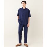【接触冷感】バンドカラーシャツ 5分袖(セットアップ可)リライトシリーズ3 | a.v.v【MEN】 | 詳細画像12